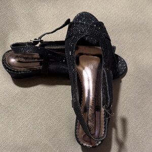 Jessica Simpson Sparkling Black Heels